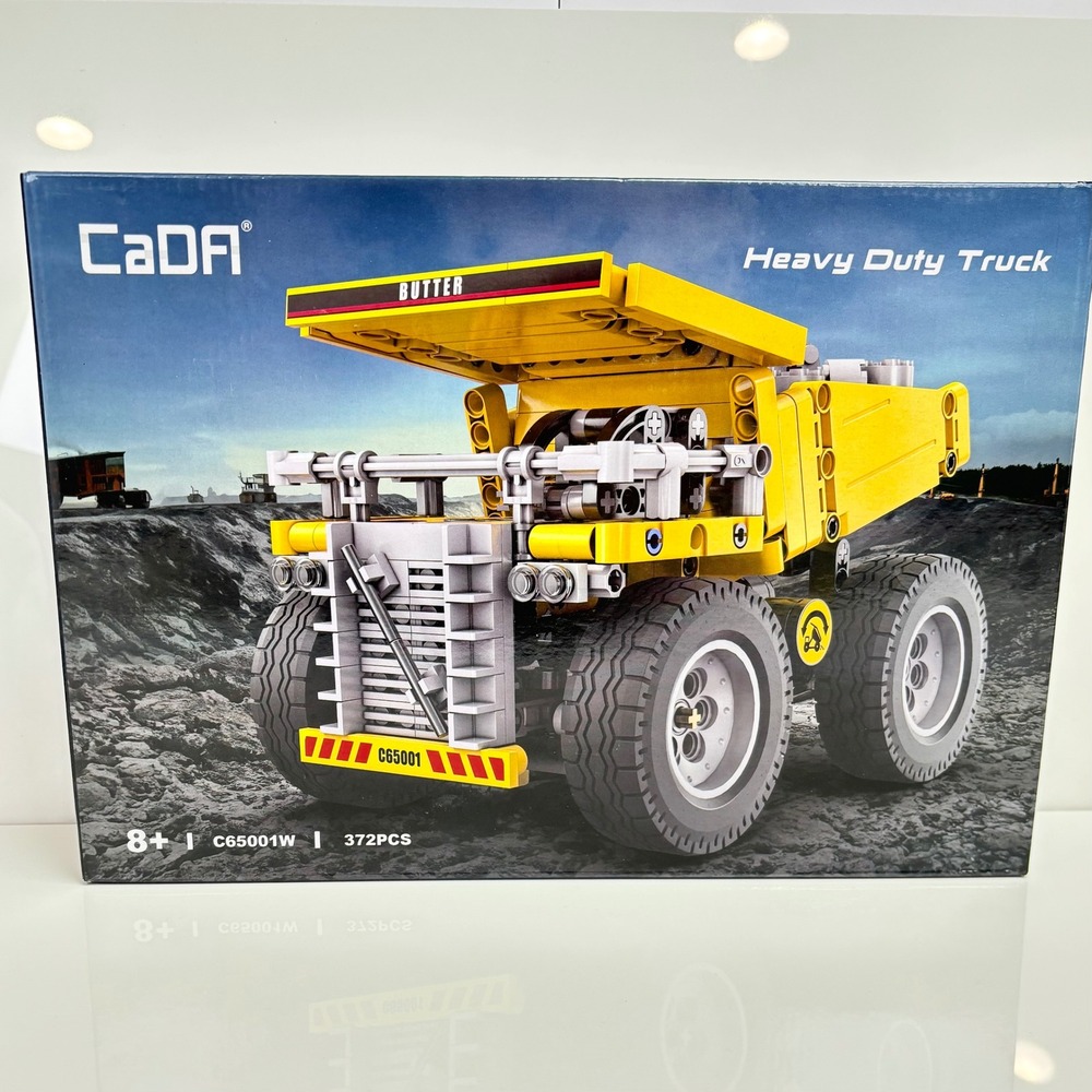 CaDA Building Block Set Heavy Duty Dump Truck Toy New in Box 372 Pieces Ages 8+ - Picture 1 of 6